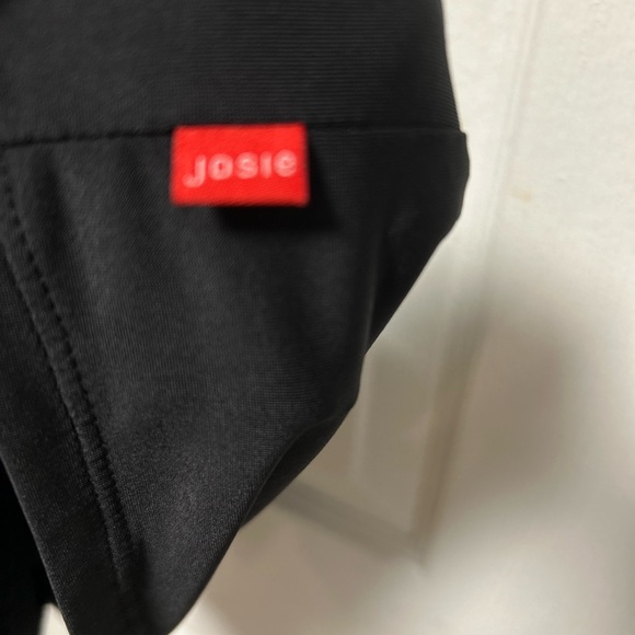 Josie For Natori Robe Black Satin Waist Tied Size XS - Picture 9 of 12